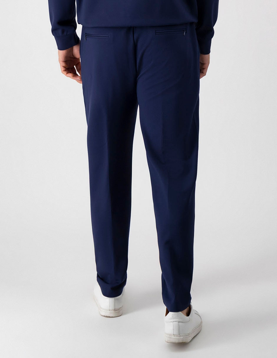 Pantalón jogger regular Calderoni de algodón para hombre