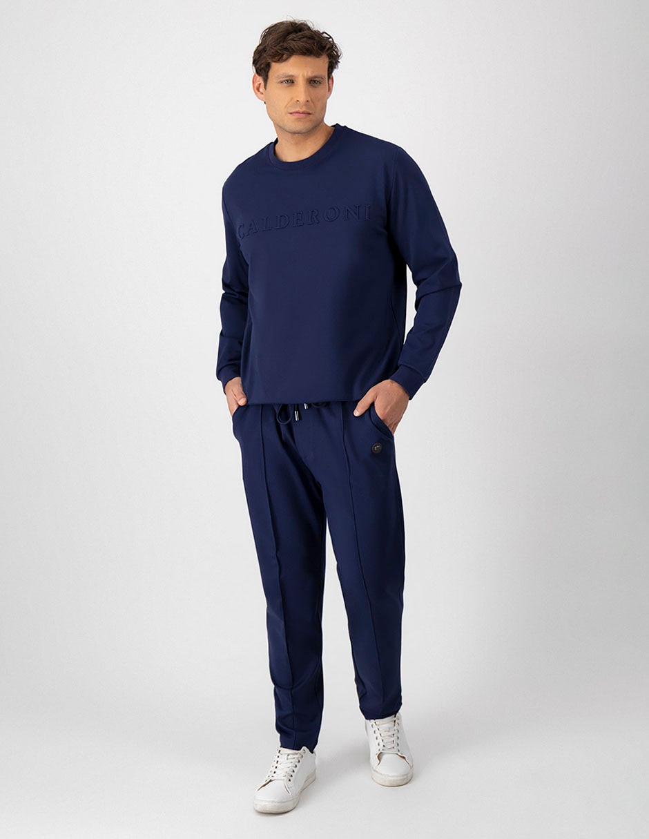 Pantalón jogger regular de algodón para hombre 4