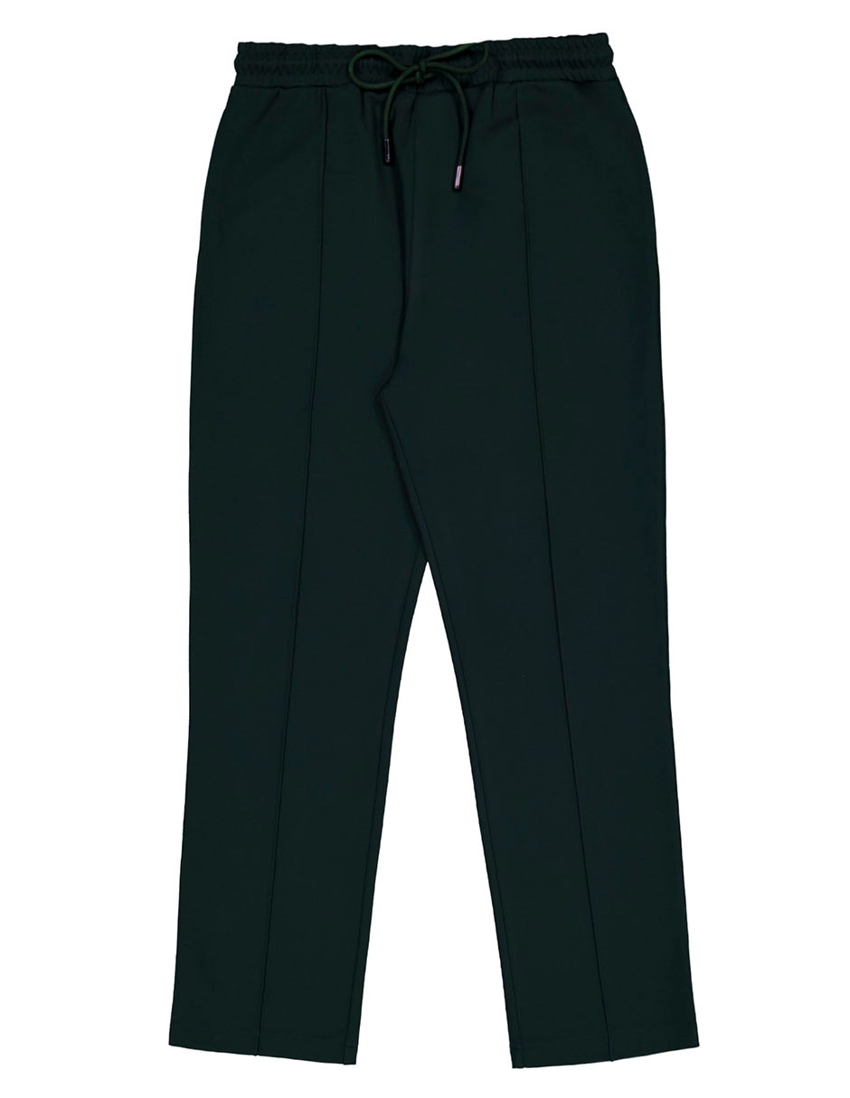 Pantalón Casual Regular Regular Calderoni De Poliéster, Viscosa Y Spandex Para Hombre