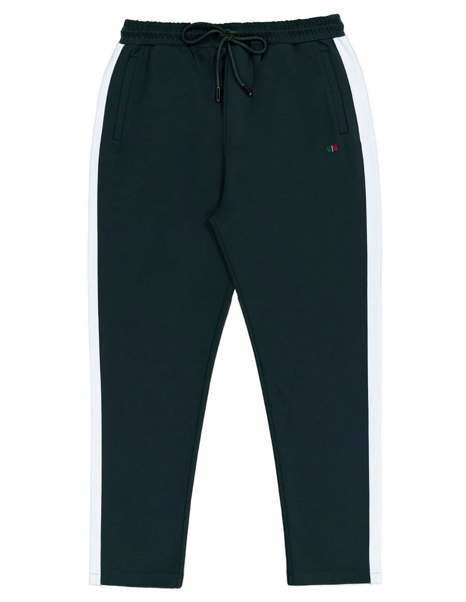 Pantalón Casual Regular Regular Calderoni De Poliéster, Viscosa Y Spandex Para Hombre