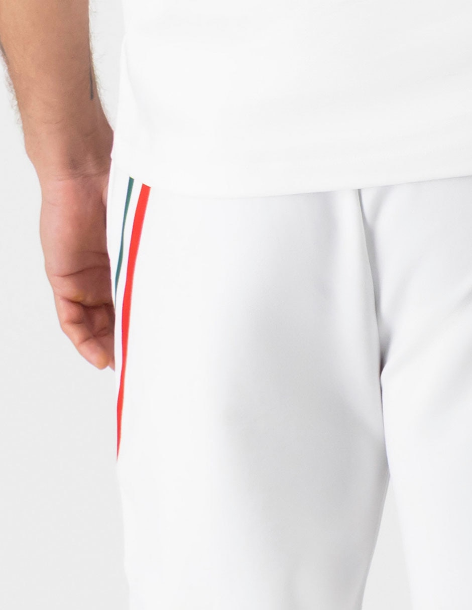 Pantalón Casual Regular Regular Calderoni De Poliéster, Viscosa Y Spandex Para Hombre