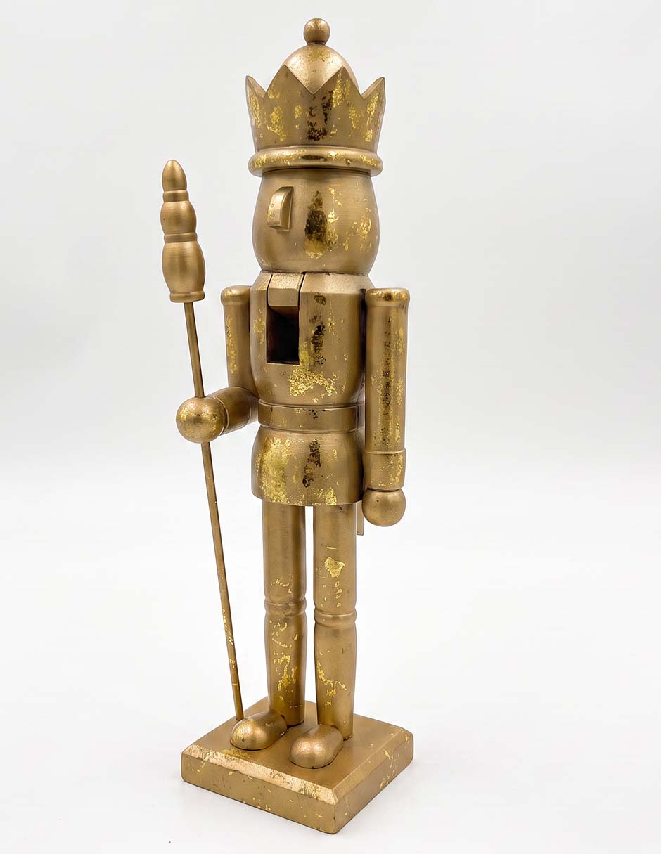 Figura decorativa navideña de cascanueces 2