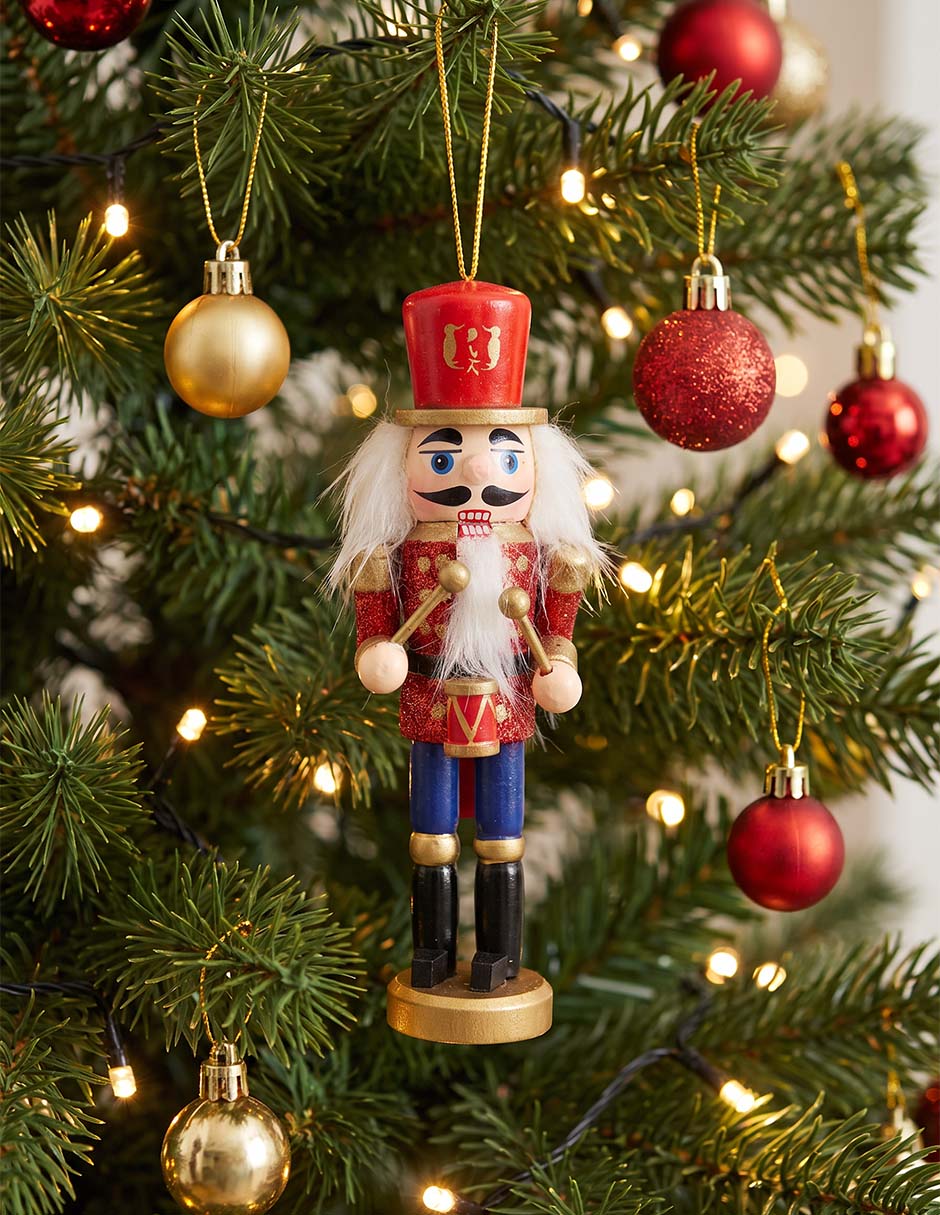 Set de ornamentos navideños cascanueces 6