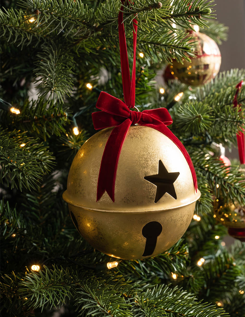 Ornamento navideño cascabel