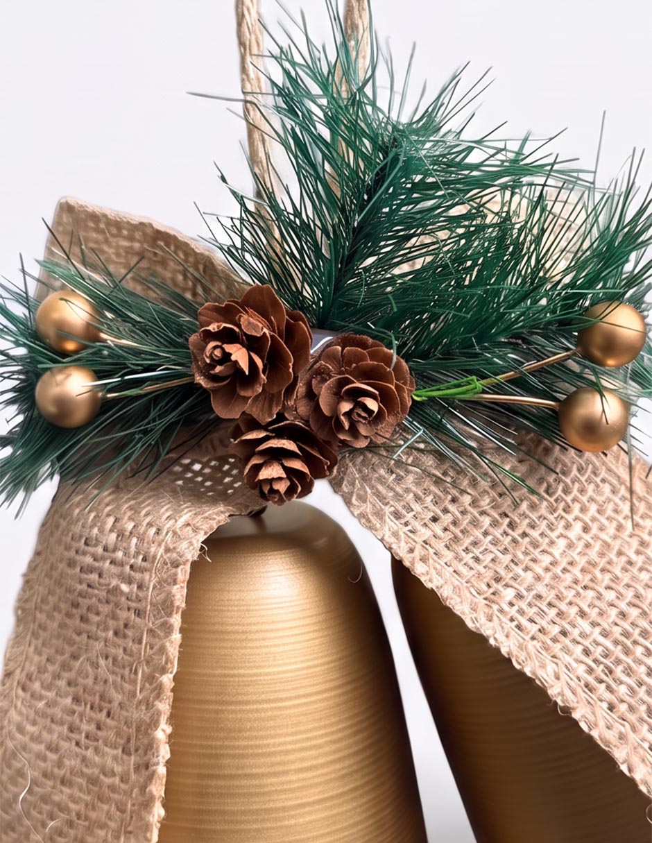 Ornamento navideño campana 3