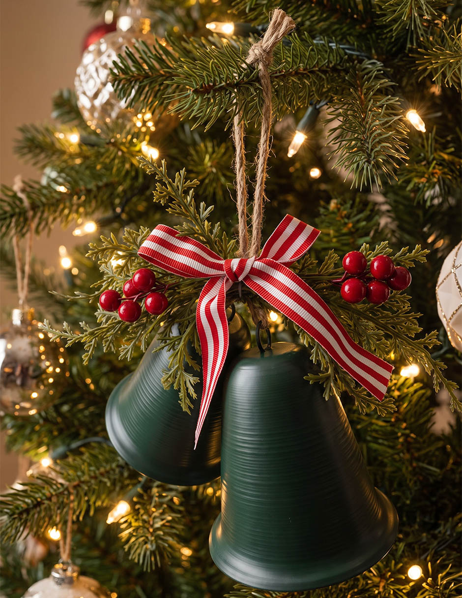 Ornamento navideño campana Ornamento navideño campana