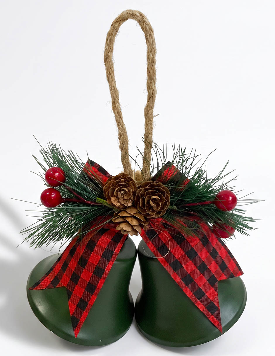 Ornamento navideño campanas 1