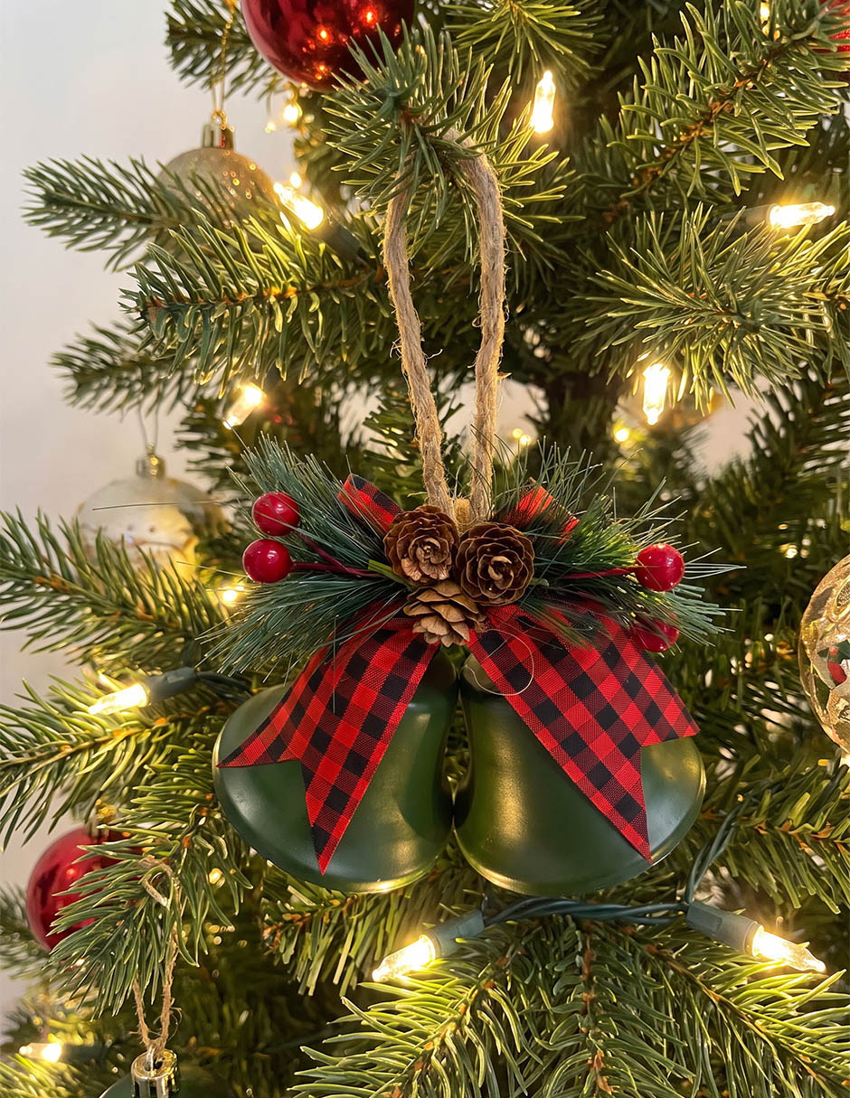 Ornamento navideño campanas