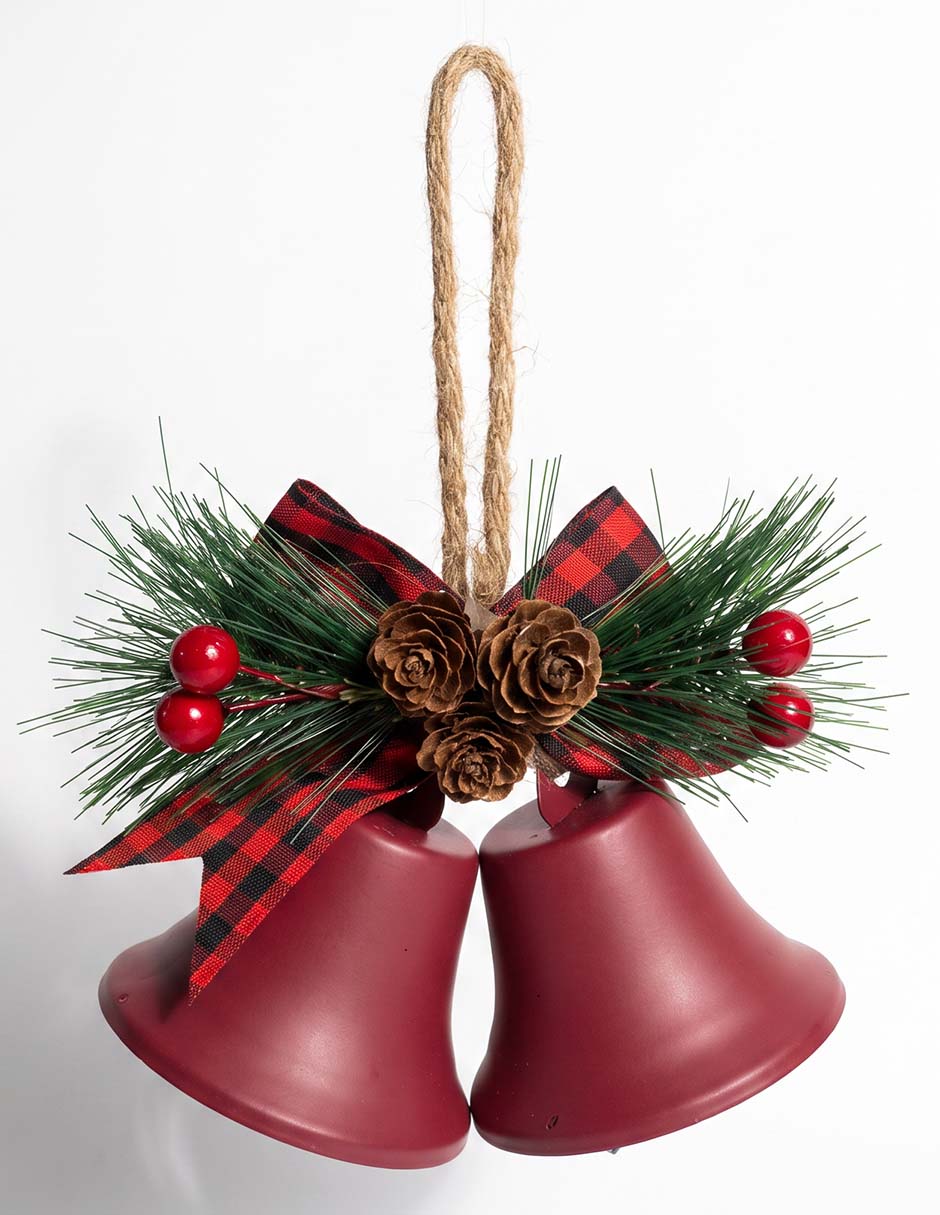Ornamento navideño campanas 1