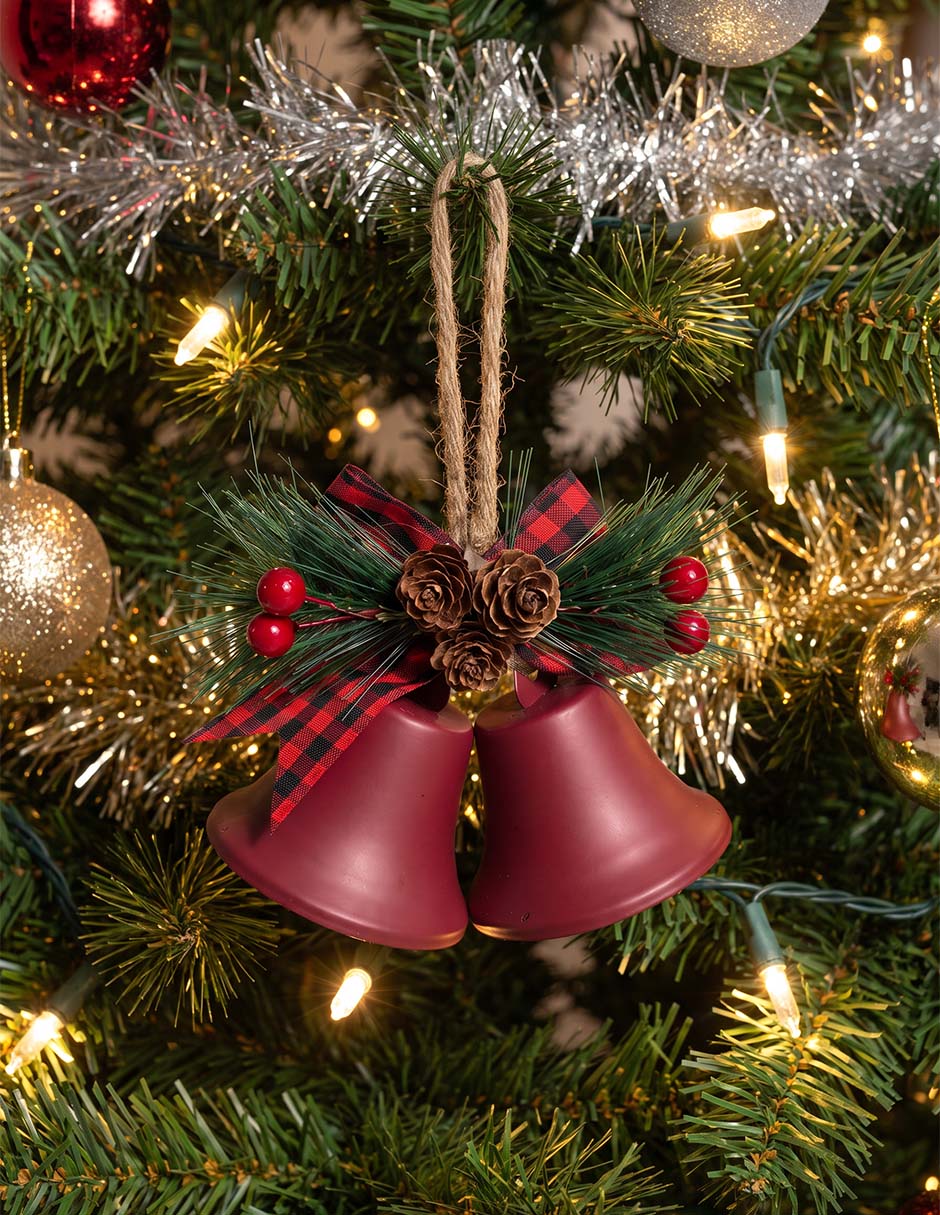 Ornamento navideño campanas