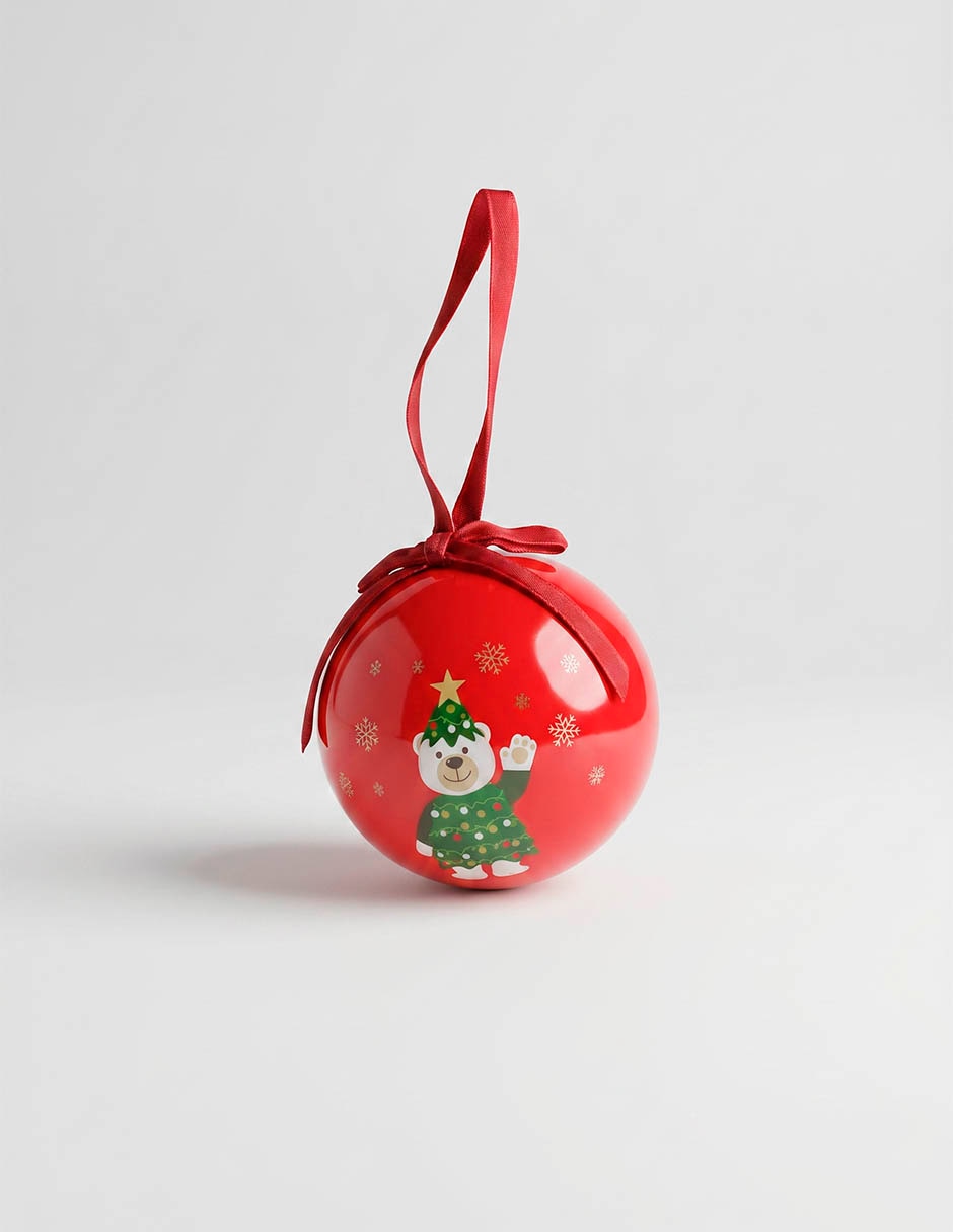 SET ESFERAS ARBOL 14 PIEZAS ROJAS