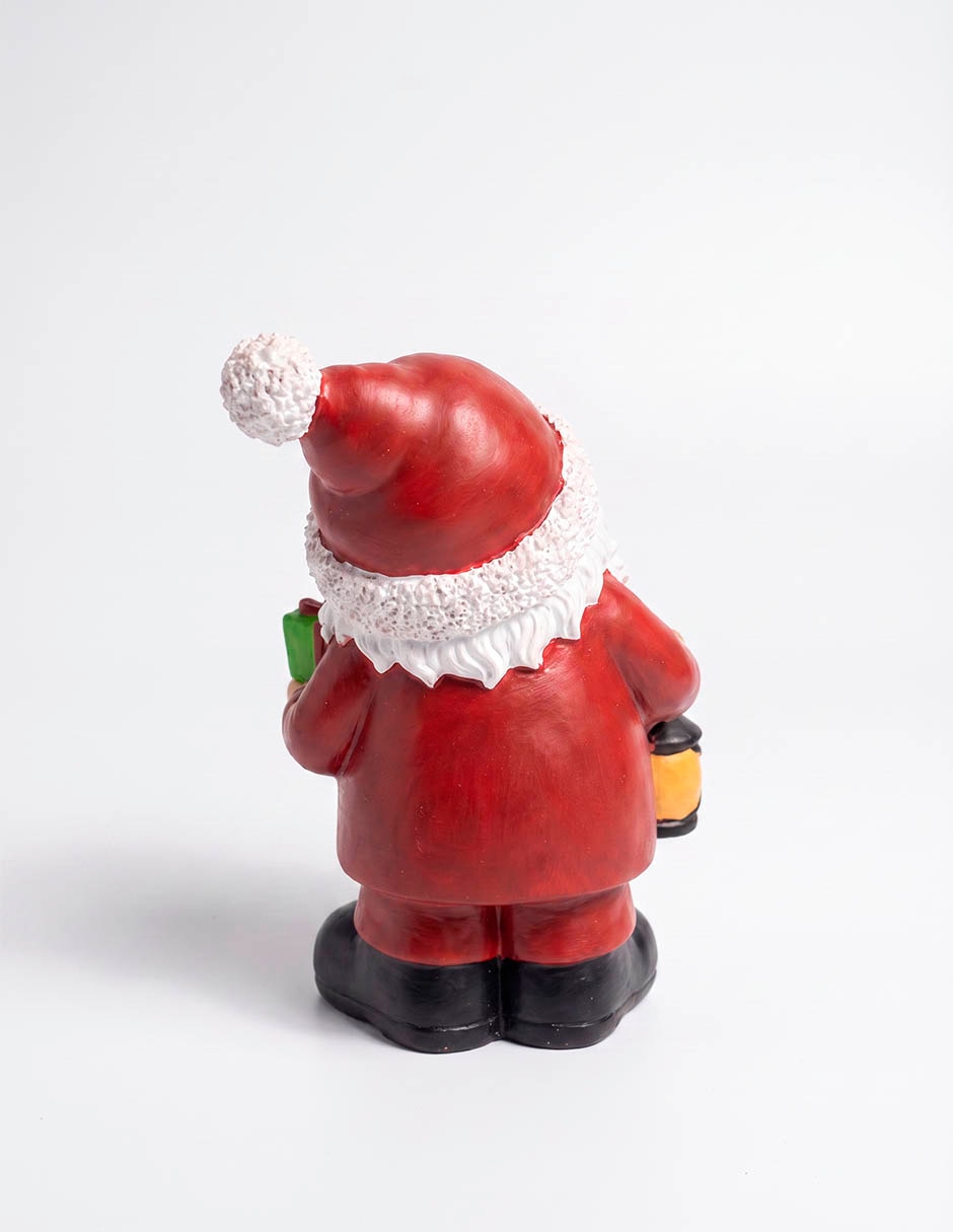 Figura decorativa navideña de santa claus de resina 2