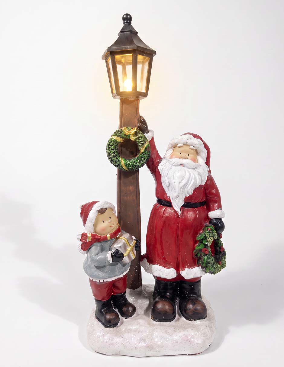 Figura decorativa navideña de Santa Claus
