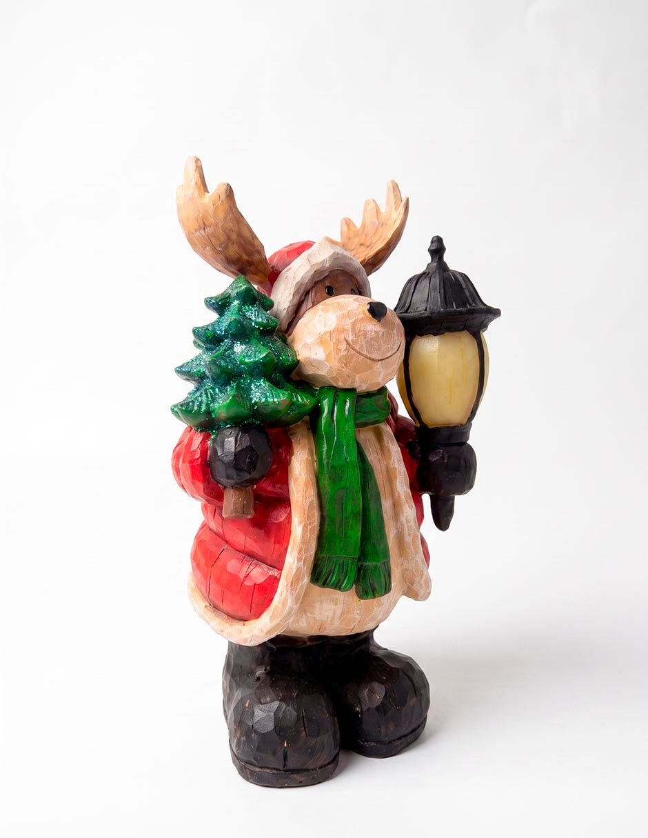Figura decorativa navideña de reno 3