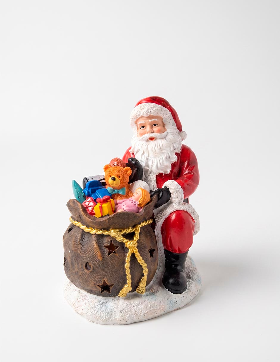 Figura decorativa navideña de santa claus 1