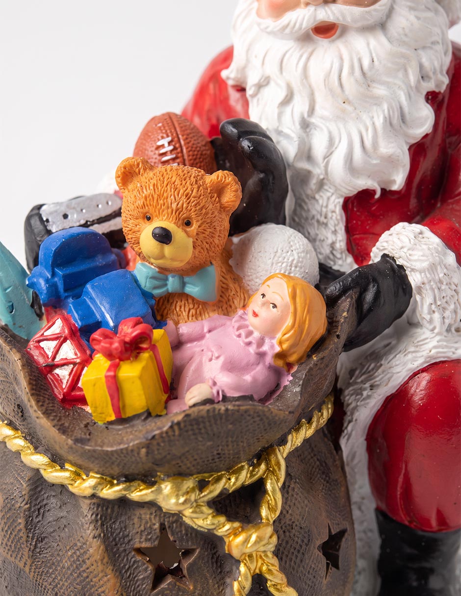 Figura decorativa navideña de santa claus Figura decorativa navideña de santa claus