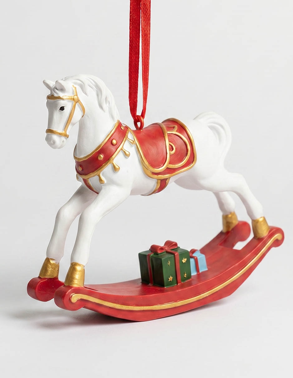 Ornamento navideño caballo Ornamento navideño caballo