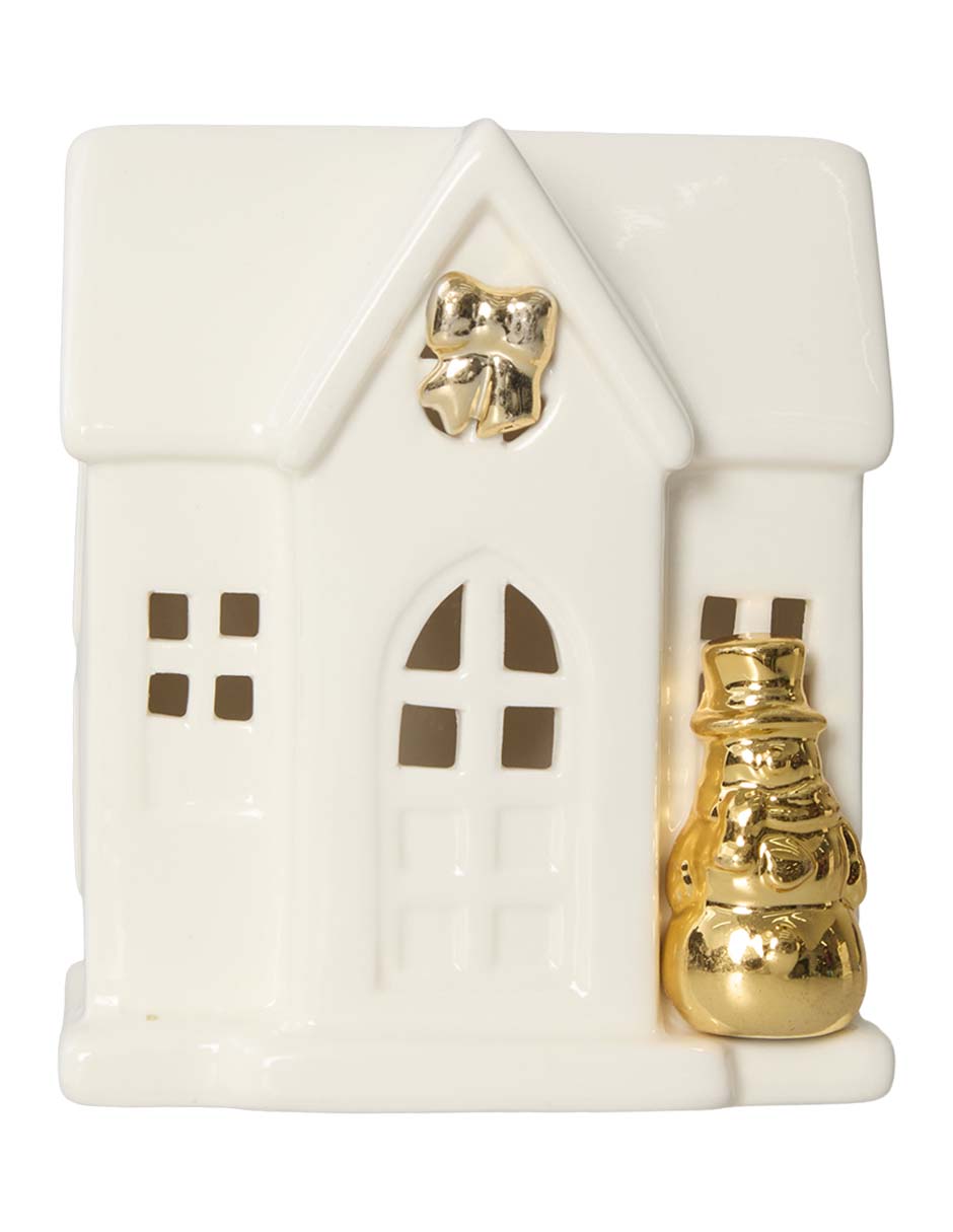 Figura decorativa navideña de casa 1