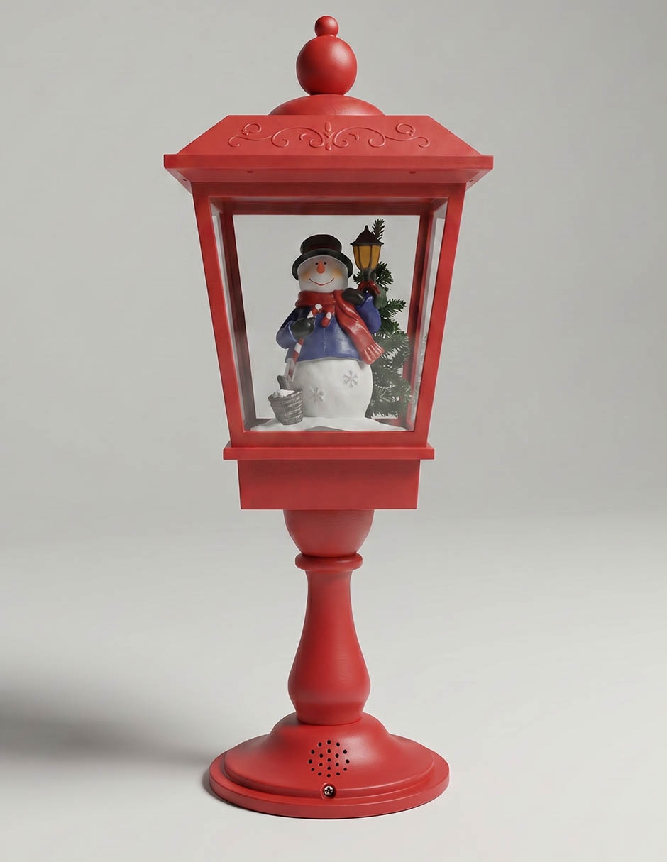 Figura decorativa navideña de faro 1