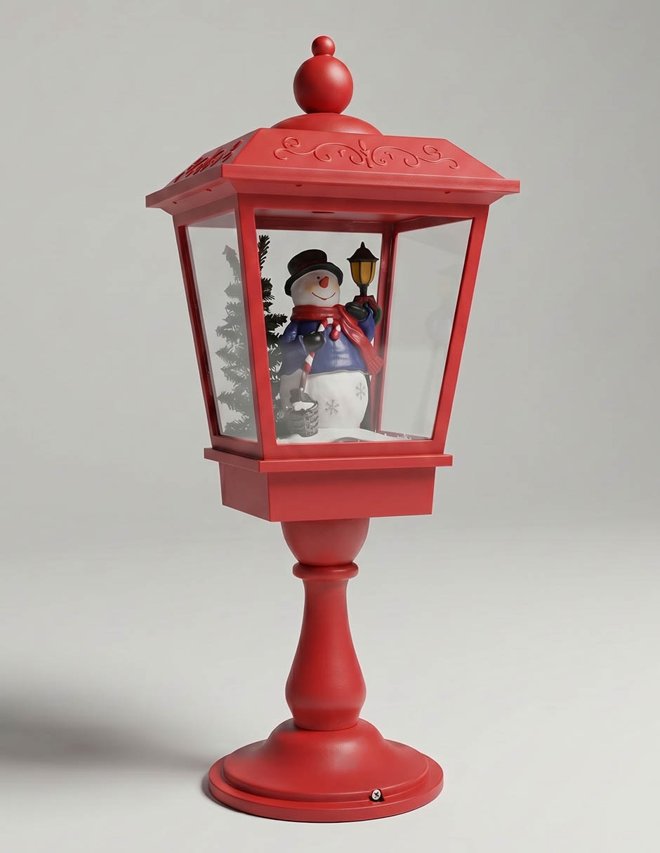 Figura decorativa navideña de faro Figura decorativa navideña de faro