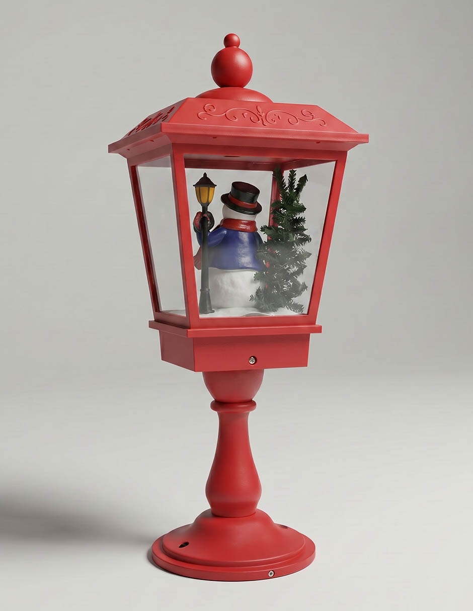 Figura decorativa navideña de faro 3
