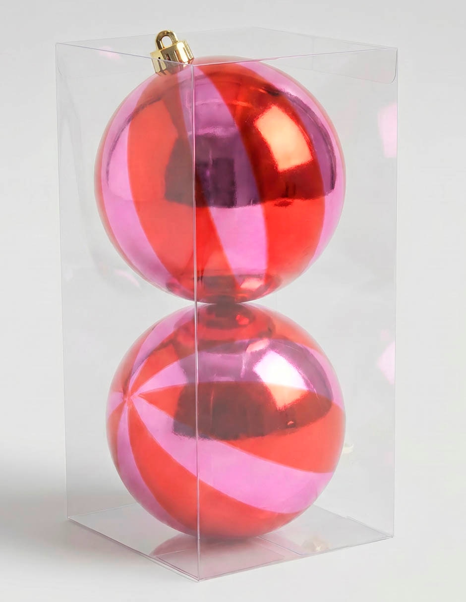 Set de esfera navideña con 2 piezas Set de esfera navideña con 2 piezas