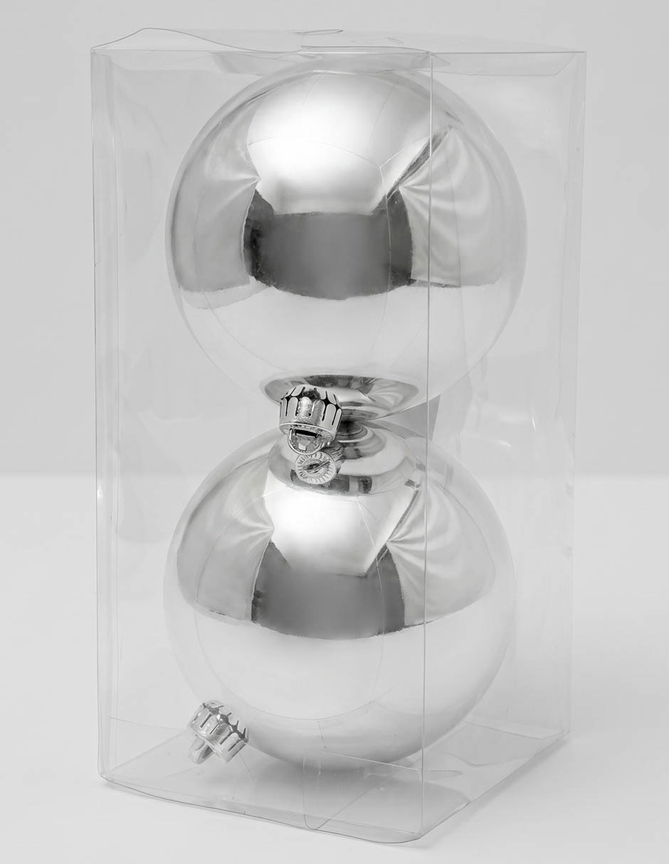 Set de esfera navideña christmast spirit con 2 piezas 1
