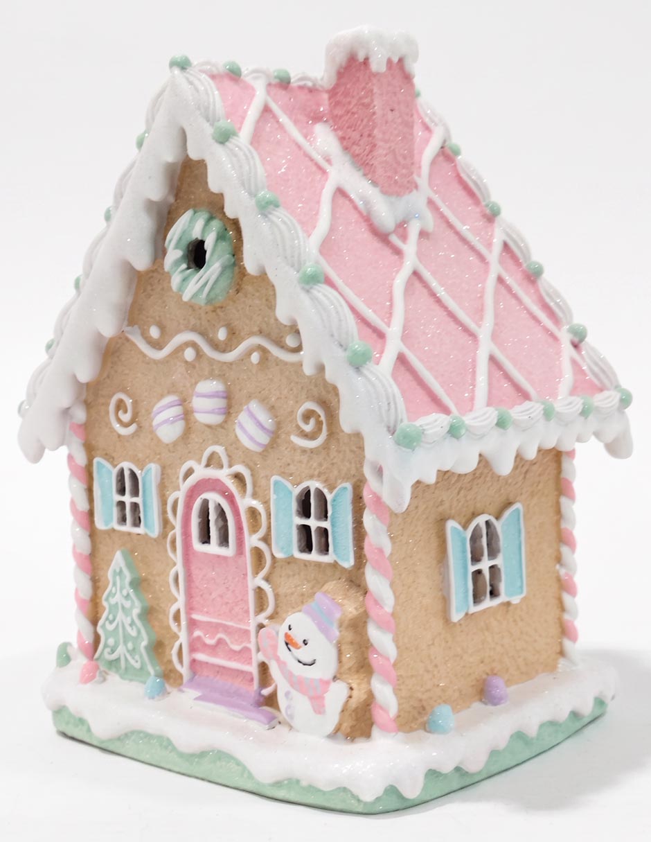 Figura decorativa navideña de casa 1