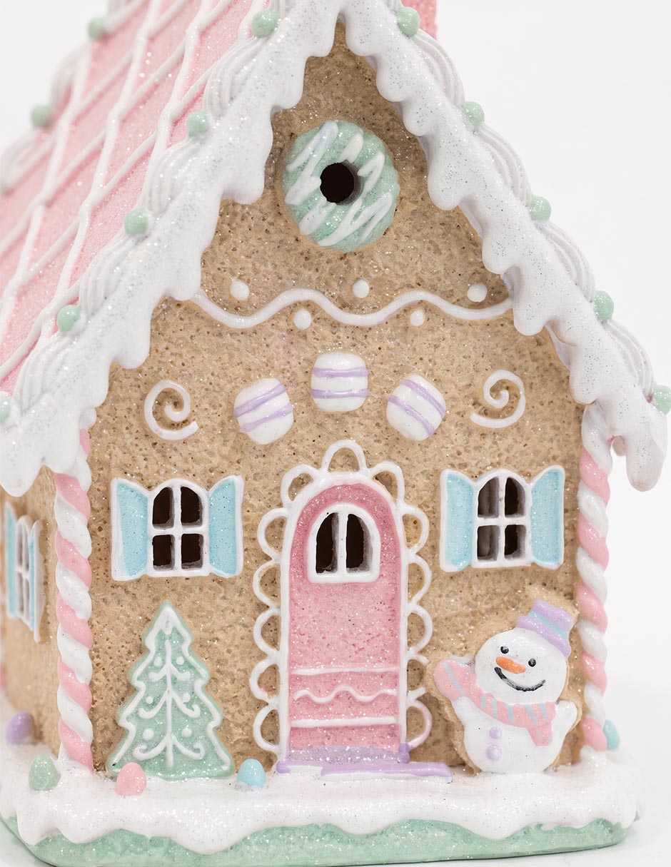 Figura decorativa navideña de casa