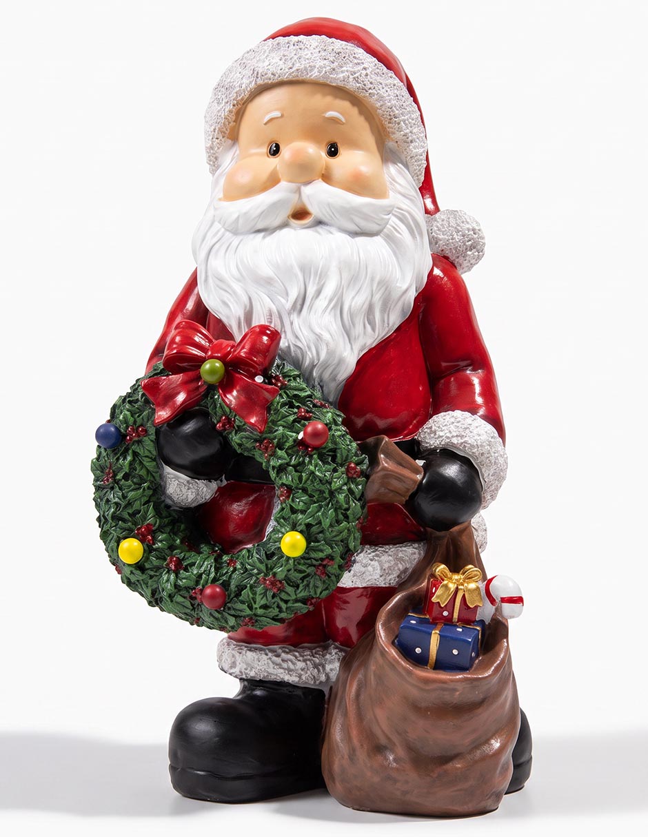 Figura decorativa navideña de Santa Claus de resina 1
