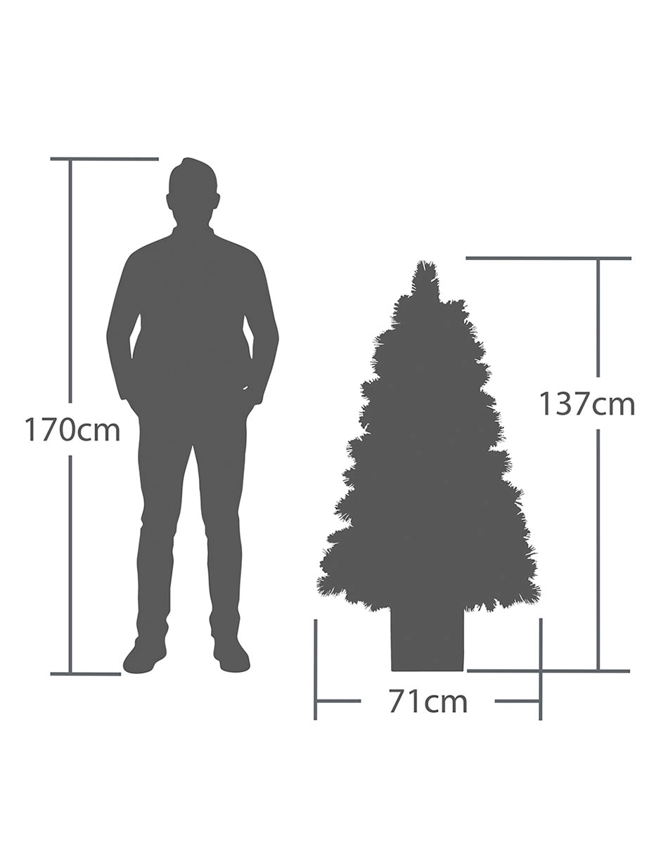 Árbol de navidad con 100 luces 4