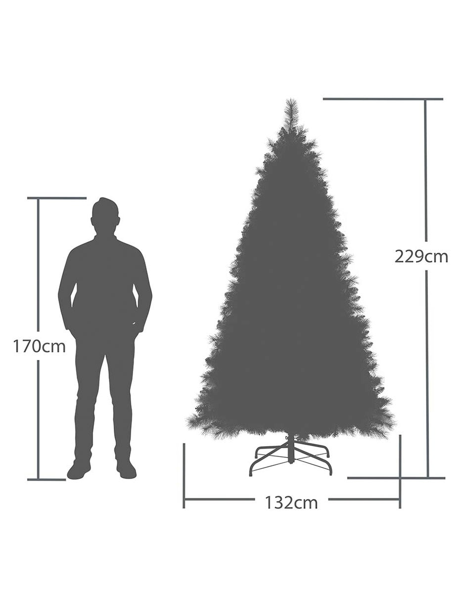 Árbol de navidad con 550 luces 7