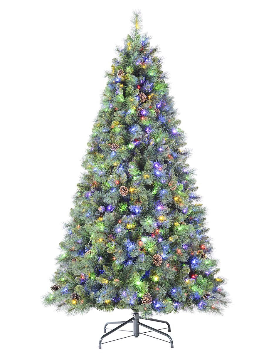 Árbol de navidad con 550 luces