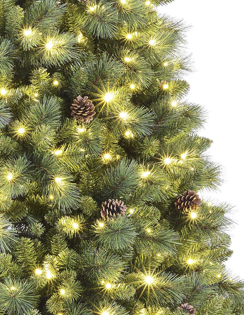 Árbol de navidad con 600 luces 2