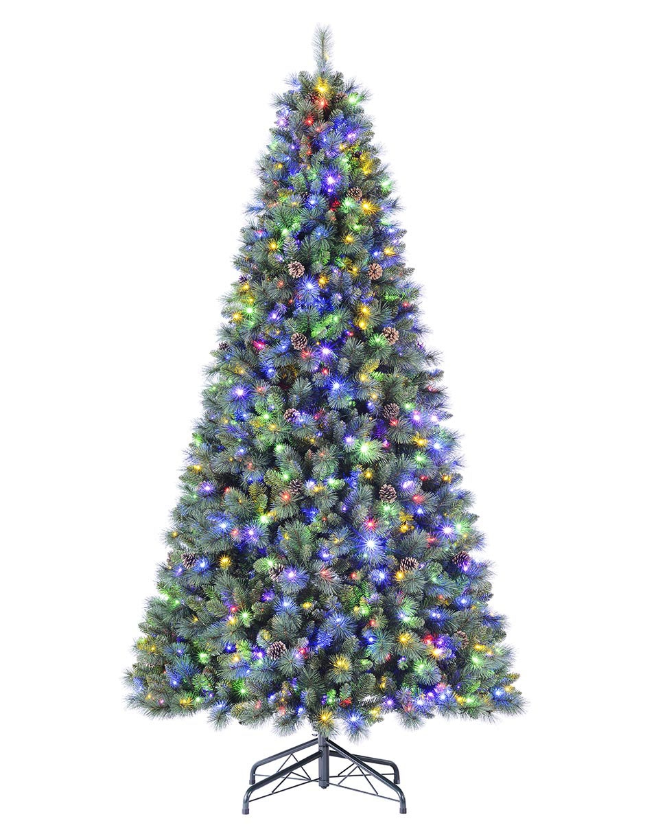Árbol de navidad con 600 luces