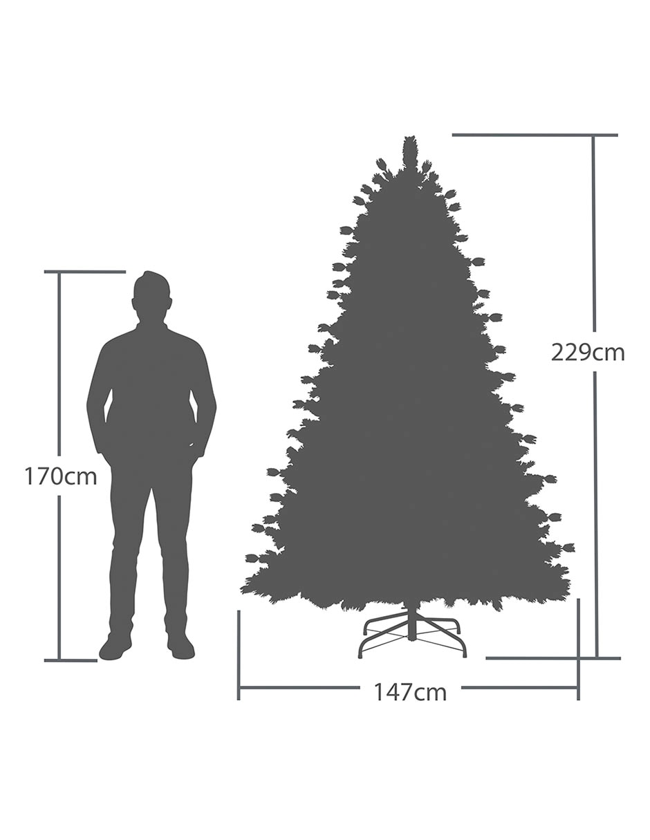 Árbol de navidad con 700 luces 7