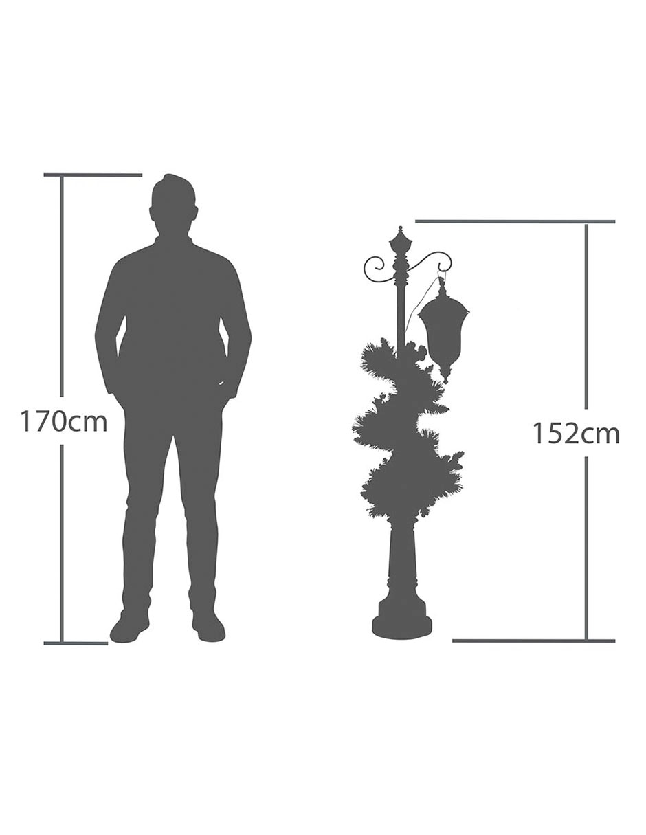 Faro navideño para decoración 5