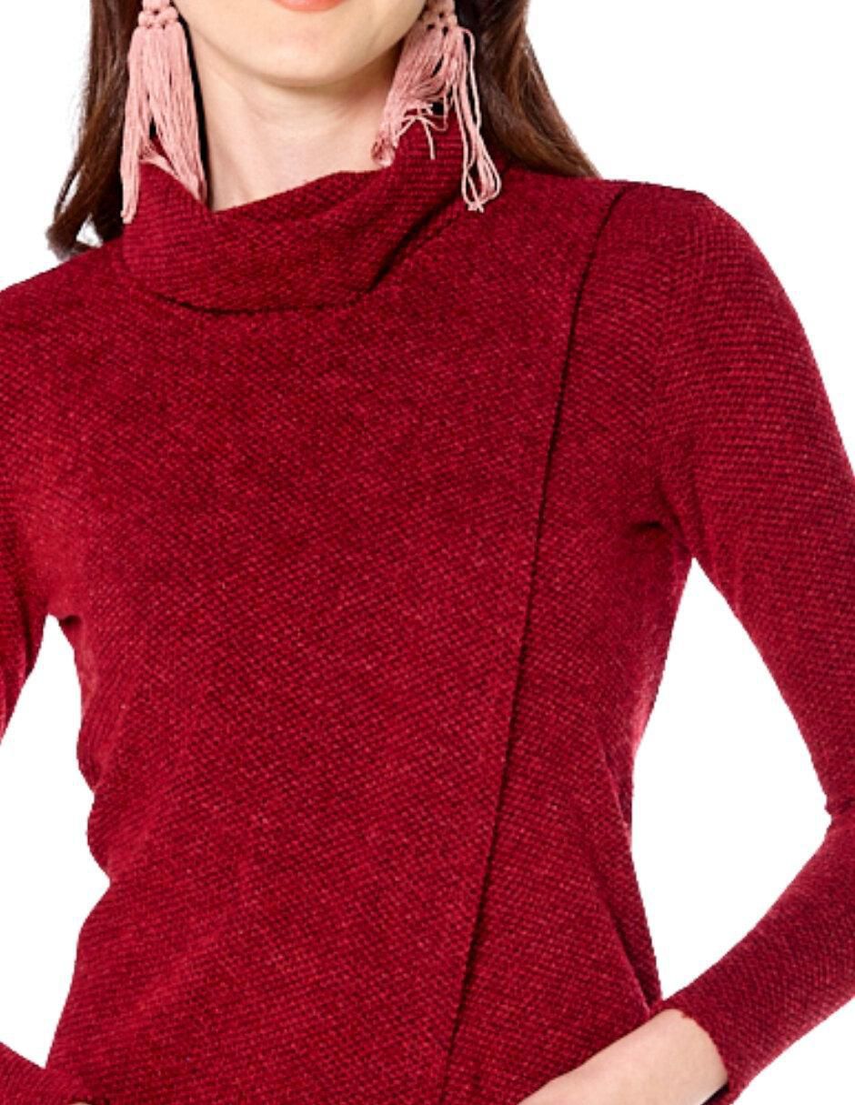 Suéter cuello redondo para mujer 2