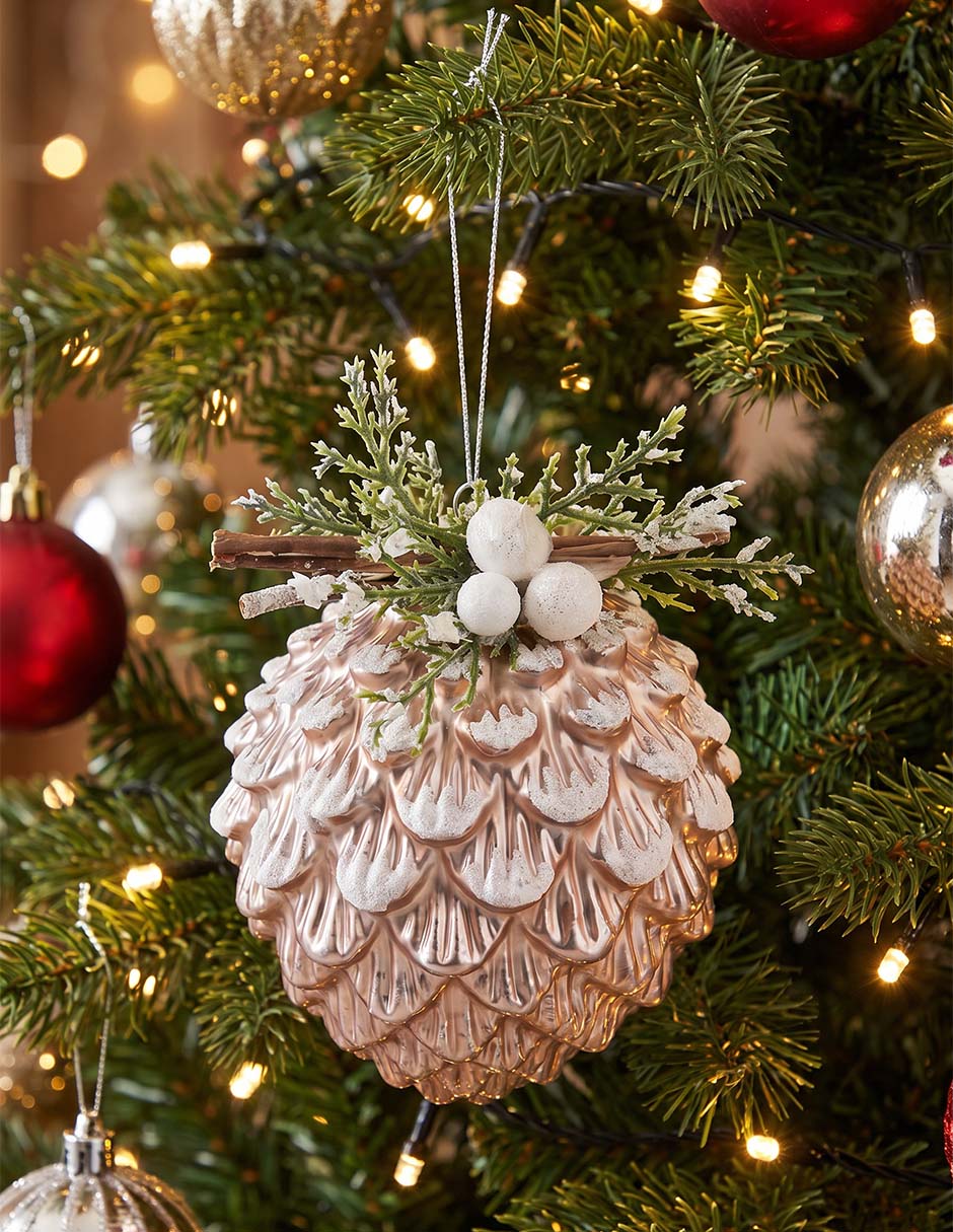 Ornamento navideño piña