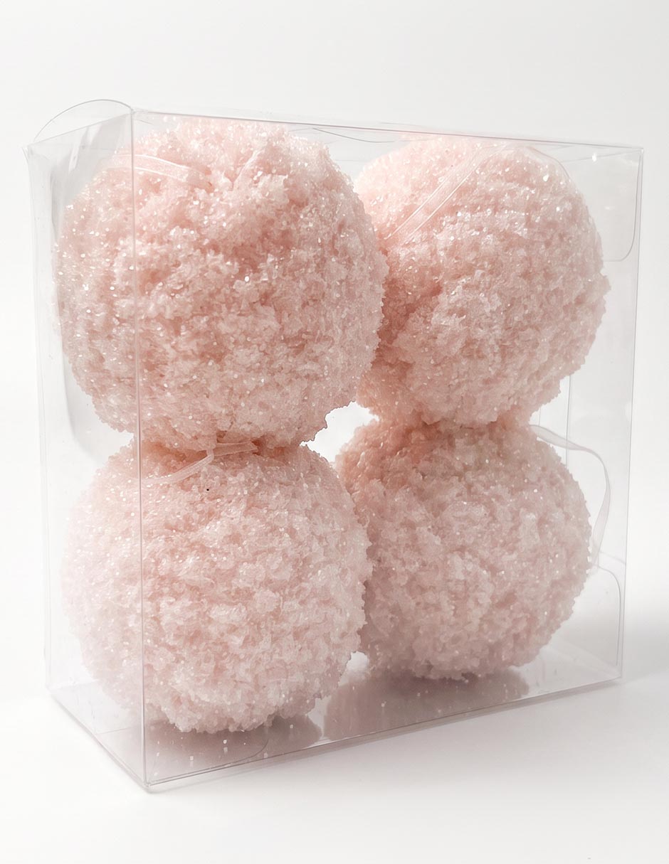 Set de esfera navideña con 4 piezas
