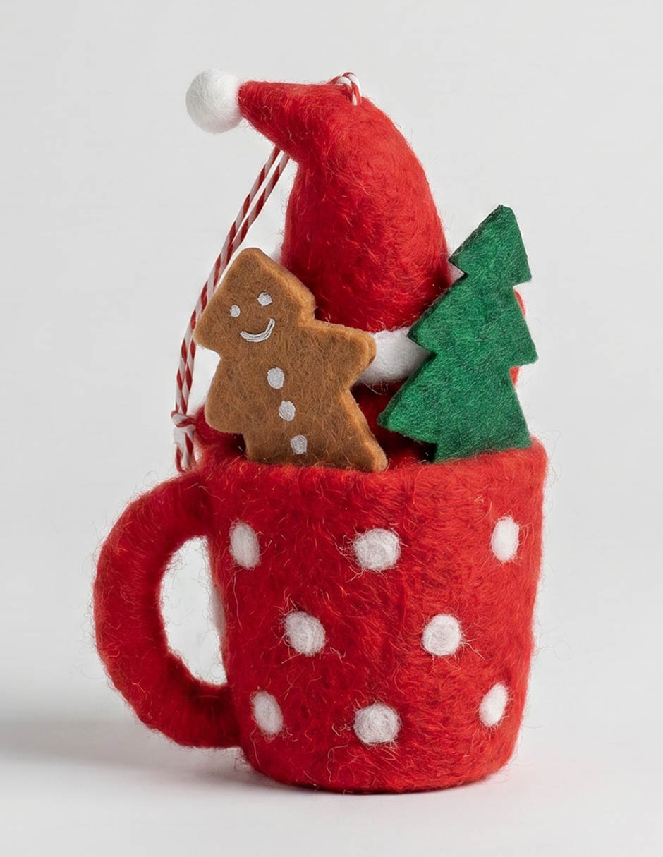 Ornamento navideño taza 3