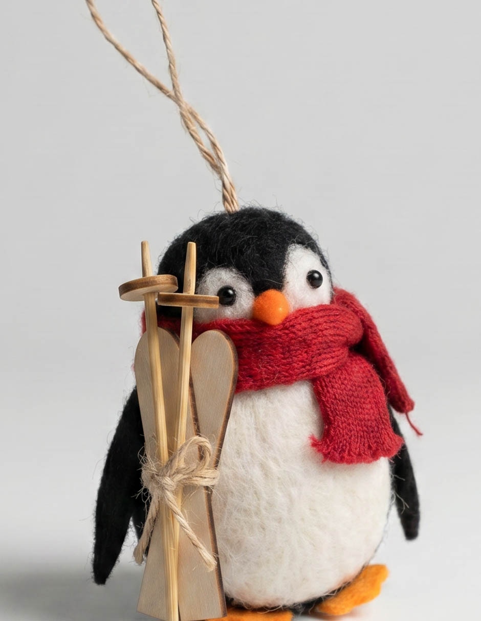 Ornamento navideño pingüino Ornamento navideño pingüino