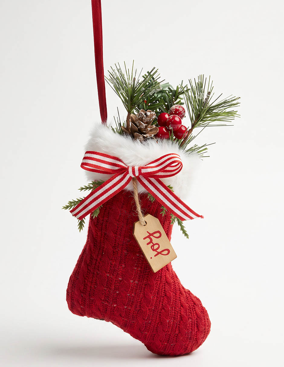 Ornamento navideño bota christmas spirit 1