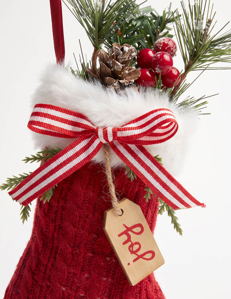 Ornamento navideño bota christmas spirit 3