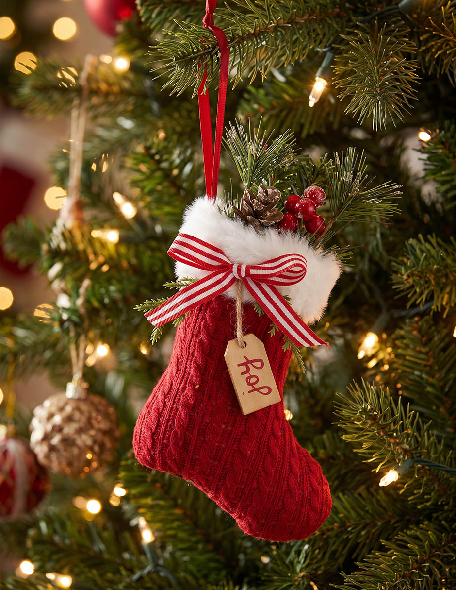 Ornamento navideño bota christmas spirit