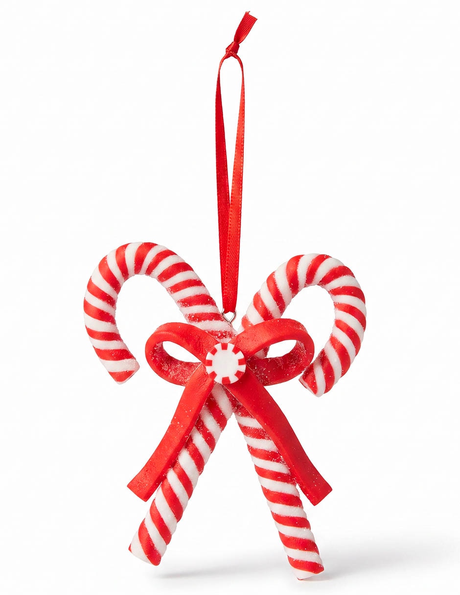 Ornamento navideño bastones christmas spirit 1