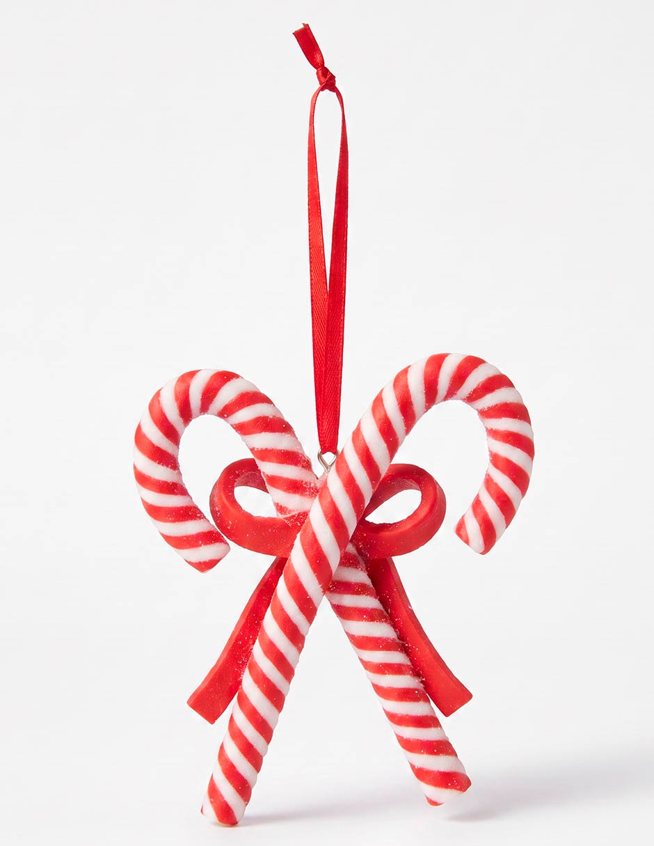 Ornamento navideño bastones christmas spirit 2