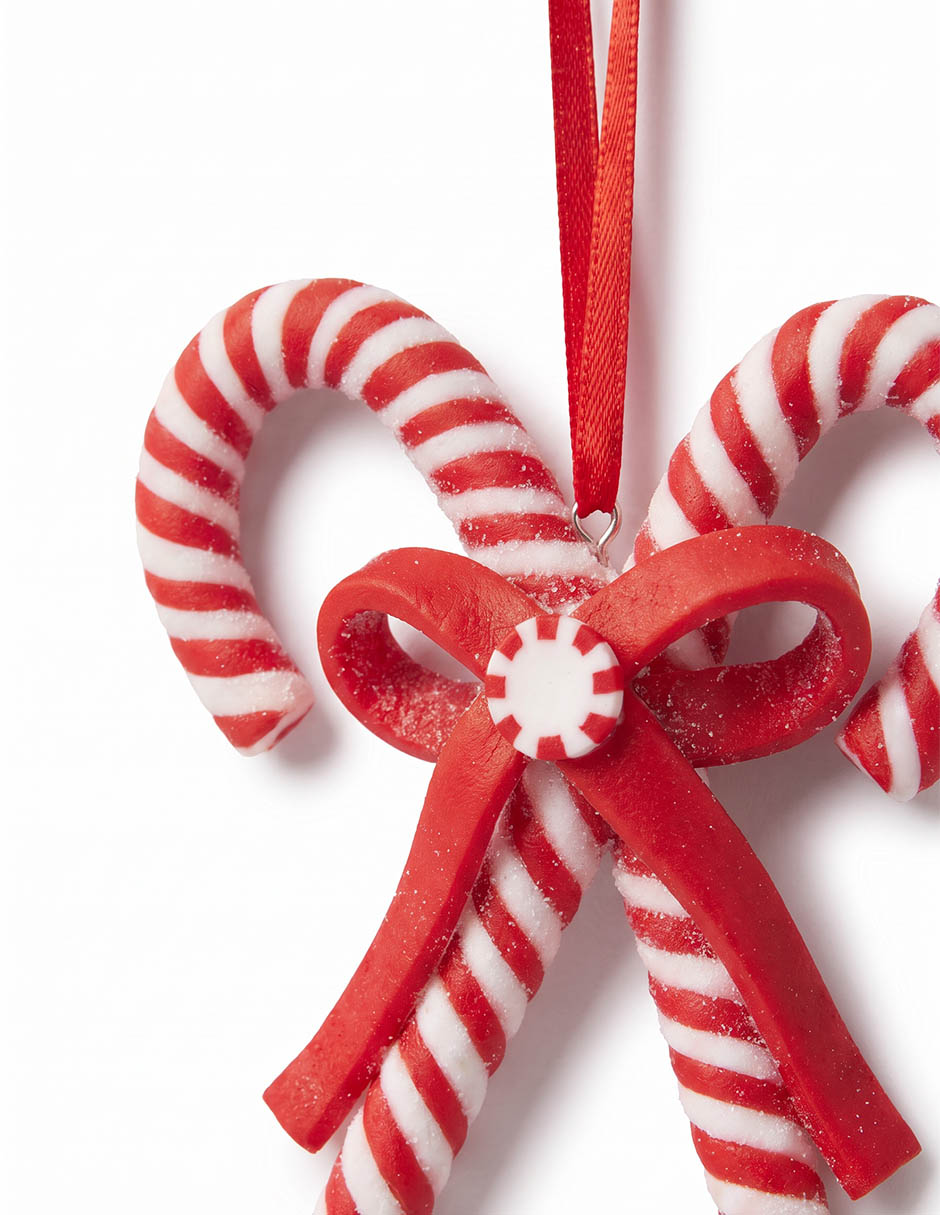 Ornamento navideño bastones christmas spirit 3
