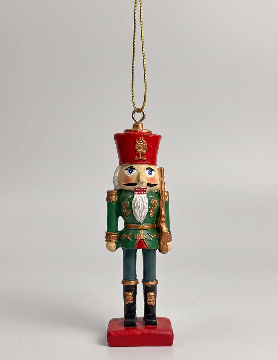 Ornamento navideño de cascanueces 1