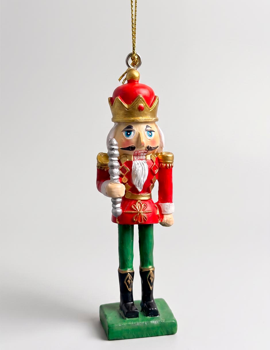 Ornamento navideño cascanueces 1